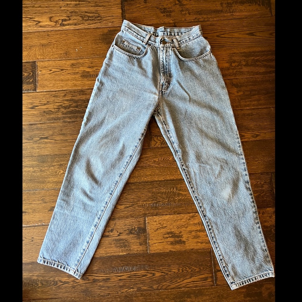 Vintage American Outpost High Waisted Loose Tapered Jeans